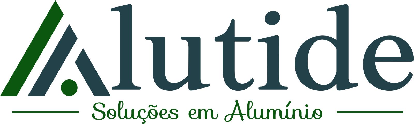 Logotipo Alutide Soluções em Alumínio